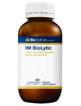 A supplement container of IM BioLytic, 60tabs by BioCeuticals Clinical