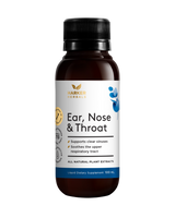 A supplement container of Ear Nose Throat Tonic by Harker Herbals