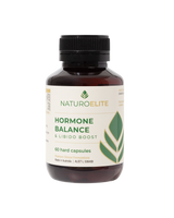 A supplement container of Hormone Balance & Libido Boost by NaturoElite