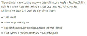 Supplement facts for Disaster Relief 10ml listing ingredients including Grape Extract