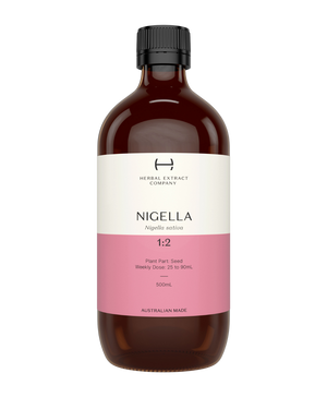 A supplement container of Nigella 1:2 by Herbal Extract Company