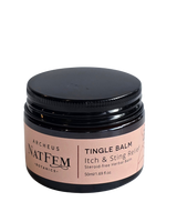 A supplement container of Tingle Balm by Archeus NatFem Botanics