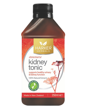 A supplement container of Kidney Tonic by Harker Herbals