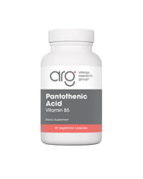 A supplement container of Pantothenic Acid by Allergy Research Group