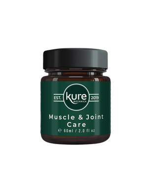 A supplement container of Muscle & Joint Care by Kure