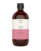 A supplement container of Hops 1:2 by Herbal Extract Company