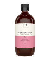 A supplement container of Motherwort 1:1 by Herbal Extract Company