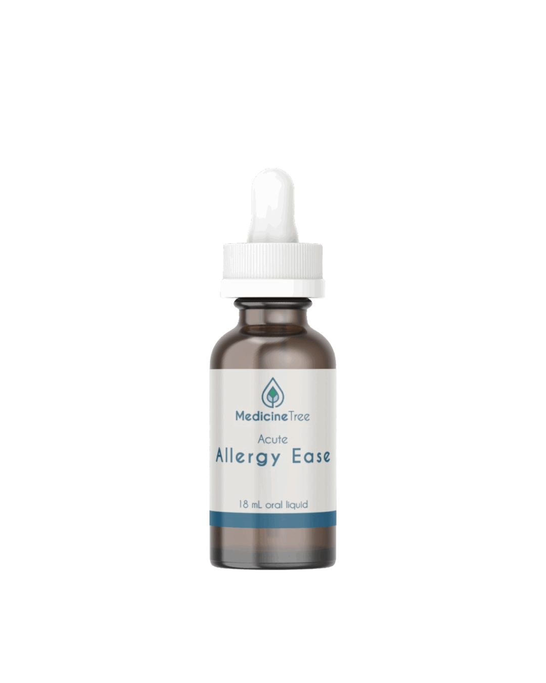 A supplement container of Acute Allergy Ease by Medicine Tree
