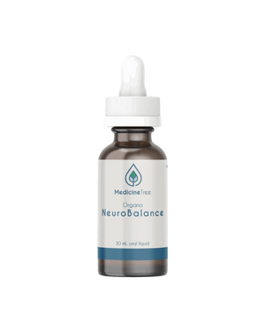 A supplement container of Organo Neuro Balance by Medicine Tree