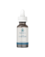 A supplement container of Organo LiverGall by Medicine Tree