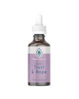A supplement container of Genesis Trust & Hope by Medicine Tree