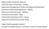 Supplement facts for SleepDrops Healthy Sleep listing ingredients including Ascorbic Acid, Cherry, Magnesium, Magnesium citrate, Magnesium phosphate