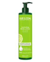 A supplement container of Citrus Hydrating Body Lotion by Weleda