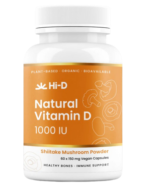 A supplement container of Natural Vitamin D 1000IU by Hi-D