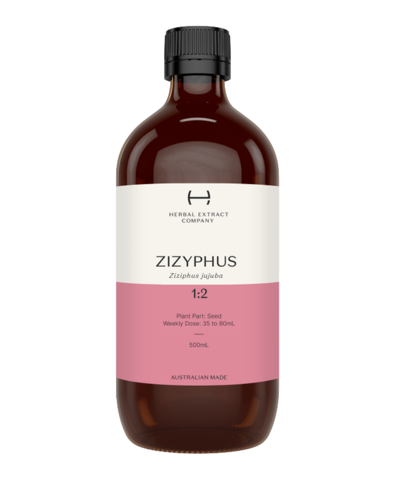 A supplement container of Zizyphus 1:2 by Herbal Extract Company