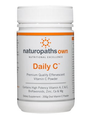 A supplement container of Daily C by Naturopathsown