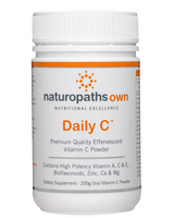 A supplement container of Daily C by Naturopathsown