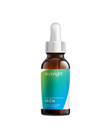 A supplement container of Iron Liquid Mineral by Skybright
