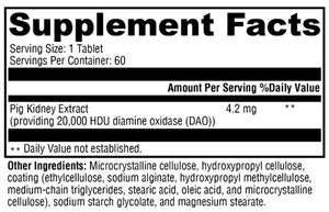 Supplement facts for HistDAO