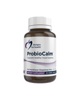 A supplement container of ProbioCalm by Designs for Health