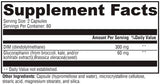 Supplement facts for Hormone Protect 120c listing ingredients including Brassica oleracea, Broccoli Powder, DIM, Diindolylmethane, Glucoraphanin