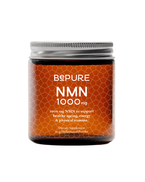 A supplement container of NMN by Be Pure