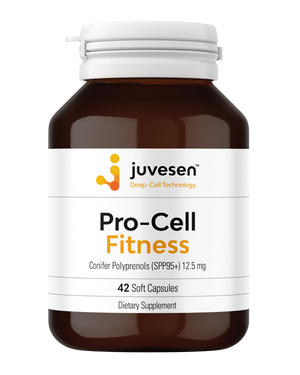 A supplement container of Pro-Cell Fitness by Juvesen
