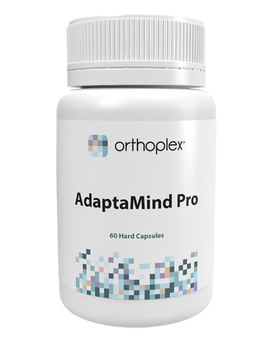 A supplement container of AdaptaMind Pro by Orthoplex