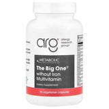 A Supplement container with the name The Big One without Iron by Allergy Research Group.