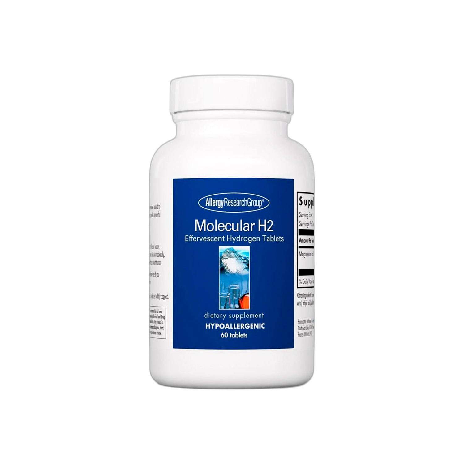 Molecular H2 Effervescent Hydrogen Tablets