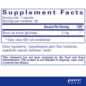 Ingredients: Boron as boron glycinate) 