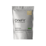A Supplement pouch with the name OneFit Vegan Recovery (French Vanilla) by First or Nothing.