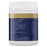 Ingredients: (200g) Ascorbic acid (vitamin C), Sodium ascorbate, Calcuim ascorbate dihydrate, d-alpha tocopheryl acid succinate, Rutoside,  Zinc, Betacarotene. 