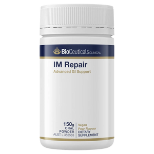 A Supplement container with the name IM Repair by BioCeuticals.