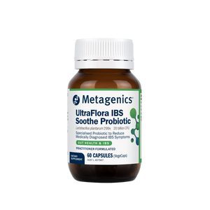 A supplement called UltraFlora IBS Sooth Probiotic by Metagenics.
