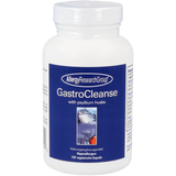 A Supplement container with the name GastroCleanse with psyllium husks by Allergy Research Group.