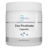 A Supplement container with the name Zinc Picolinate (60 Caps by RN Labs.
