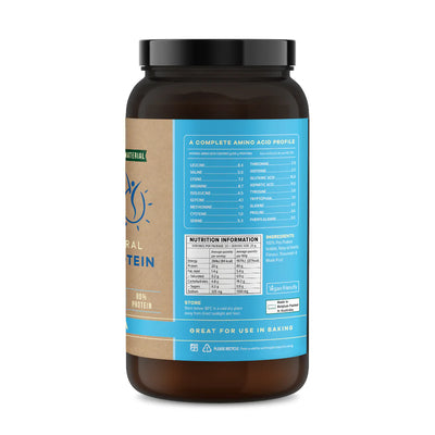 Image of Vital protein contents 1000x1000

100% pea protein isolate, leucine, valine, lysine, arginine, isoleucine, glycine, methionine, cyctenine, serine, threonine, histidine, glutamic acid, aspartic acid, tyrosine, trytophan, alanine, proline, phenylalanine
