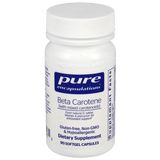 A Supplement container with the name Beta Carotene by Pure Encapsulations.
