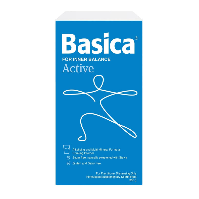 A Supplement container with the name Basica for Inner Balance by Bio-Practica.

