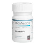 A Supplement container with the name BioHeme by Bio-Medica.