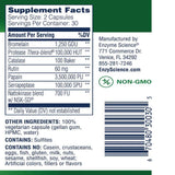 Ingredients: Bromelain, Protease Thera-blend, Catalase, Rutin, Papain, Serrapeptase, Nattokinase blend w/NSK-SD.
