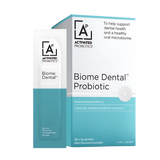 A box with the name Biome Dental by Activated Probiotics.