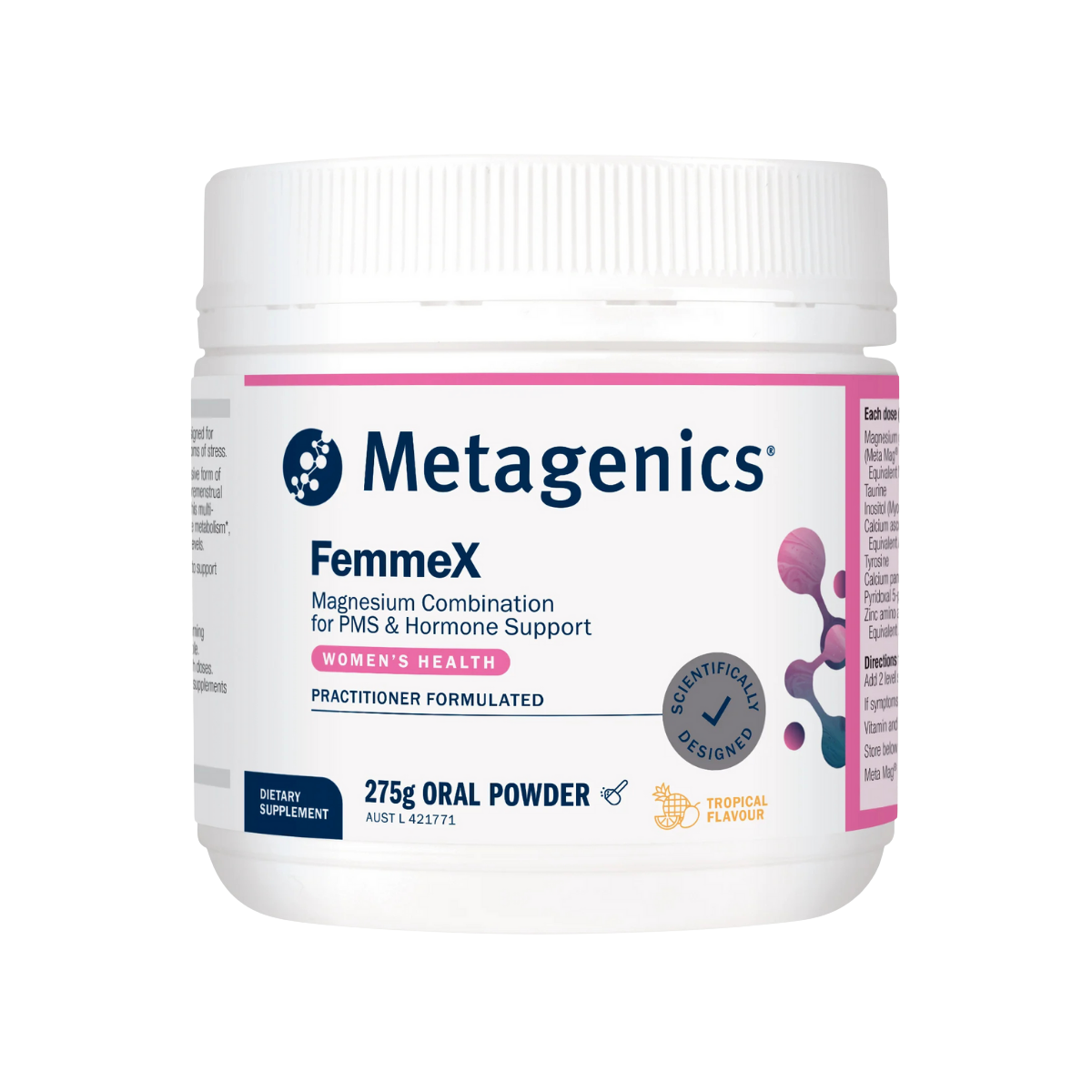 A supplement called FemmeX by Metagenics