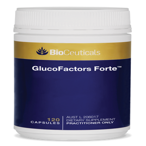 Product image of Bioceuticals GlucoFactors Forte 120 capsules
