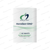 A Supplement container with the name HistaGest-DAO by Designs for Health.