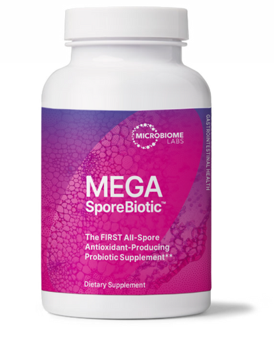 Mega Sporebiotic the first all spore antioxidant producing probiotic supplement dietary supplement microbiome labs