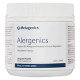 A Supplement container with the name Alergenics by Metagenics.