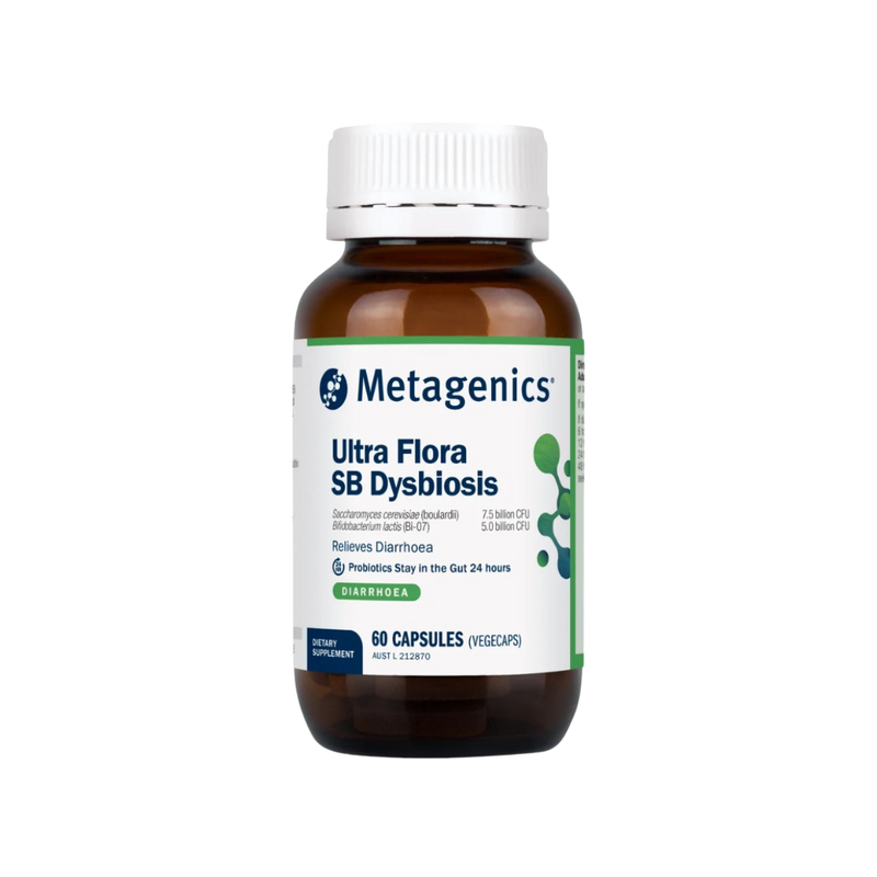 A supplement called Ultra Flora SB Dysbiosis by Metagenics. 