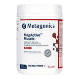 A Supplement container with the name MagActive Muscle (420g Raspberry flavour) by Metagenics